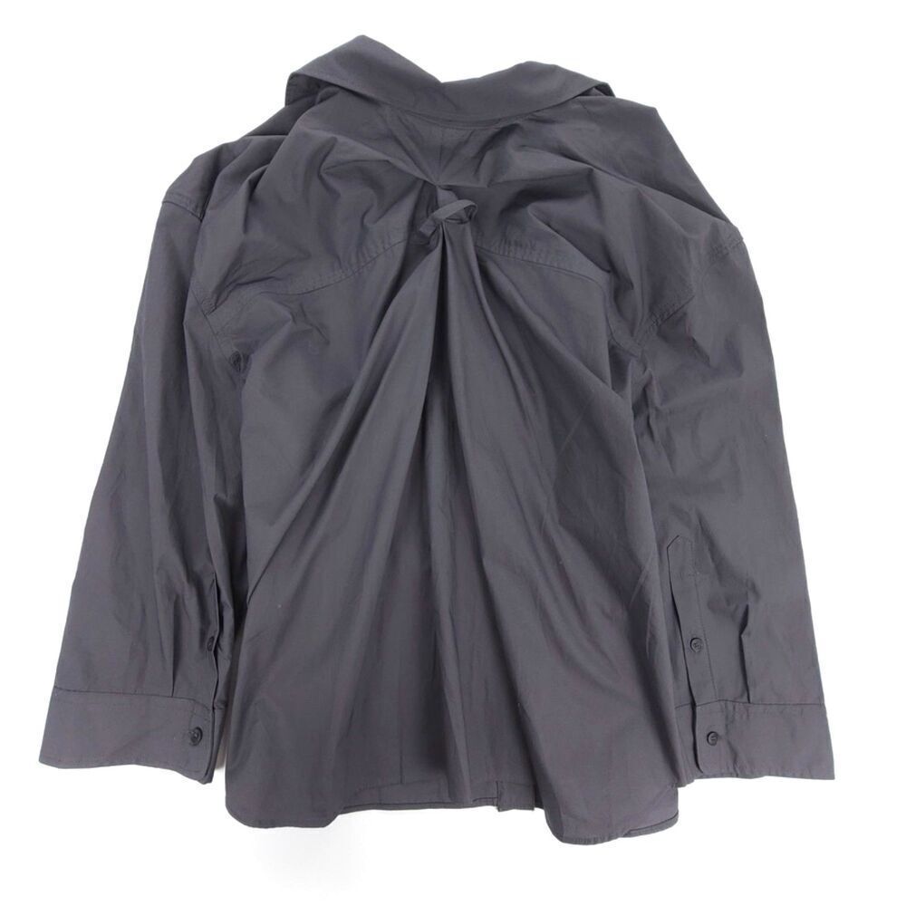 NEW Zara Oversized Shirt with Back Pleats Quiet Luxury Long Sleeve Button Down - Picture 5 of 7